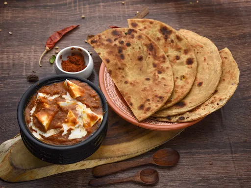 Tawa Paratha With Paneer Masala