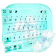 Thème de clavier Cyan Tulips icon