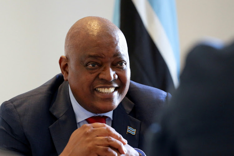 Botswana President Mokgweetsi Masisi. Picture: REUTERS/SHELLEY CHRISTIANS/File Photo