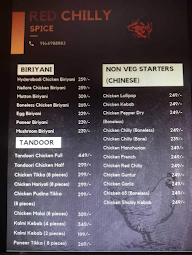 Red Chilly Spice menu 1