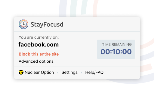 StayFocusd - Block Distracting Websites