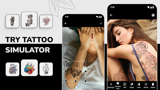 Screenshot Tattoo Simulator Tattoo Maker