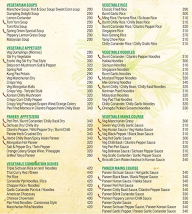 Springs Pizza menu 1