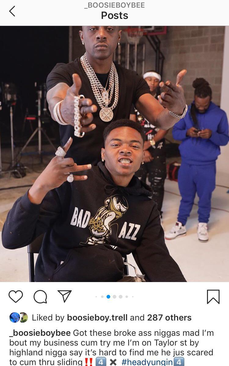 Boosie Boy Bee sneak dissing Lit Yoshi : r/DaDumbWay