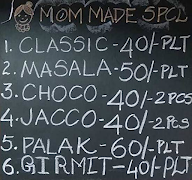 Paddu Ranga menu 1