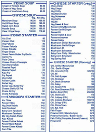 Hotel Suraj Fine Dine menu 1