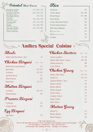 Garuda Bar and Restaurant menu 1