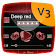 Deep red Music Player Theme icon