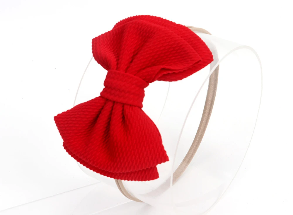 Title 6, Schattige Nylon Strik Haarbanden voor Baby Meis...