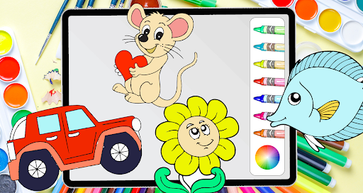 Screenshot Coloring Games: Color & Paint