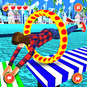 Legendary Stuntman Run 3D: Water Park WipeOut Game 1.1 Icon