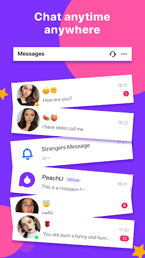 Screenshot PeachU: Video chat with friend