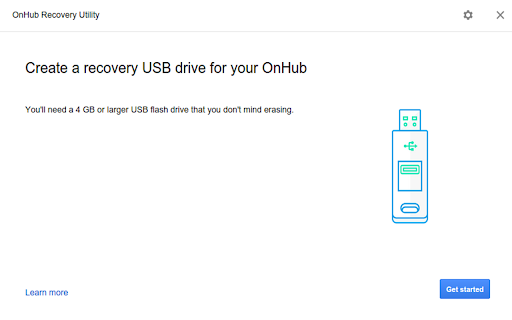 OnHub Recovery Utility