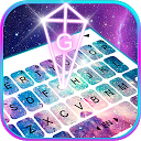 ダウンロード White 3D Galaxy Keyboard Theme をインストールする 最新 APK ダウンローダ