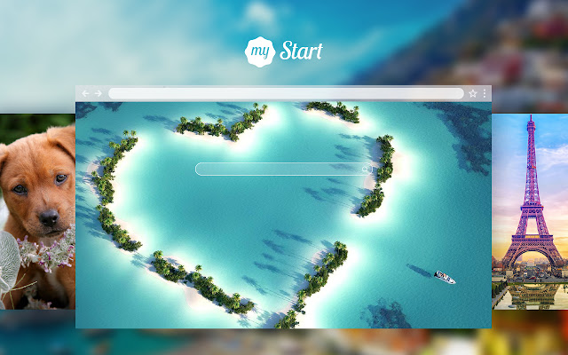 MyStart Wallpapers New Tab Theme chrome extension