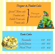 Cake Gallery menu 4