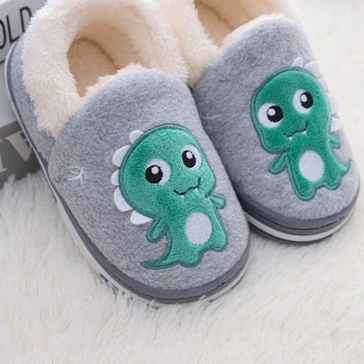 Title 5, Thermal Indoor Dinosaur Plush Baby Cotton Slipp...