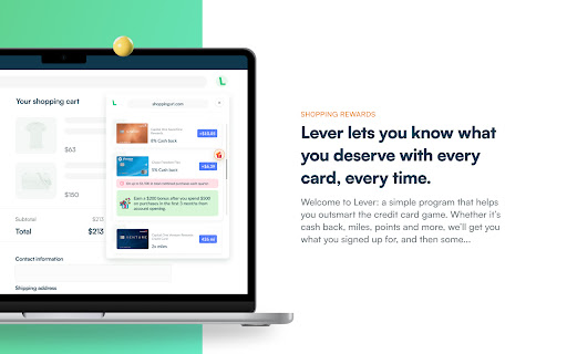 Lever - Maximize Credit Card Rewards