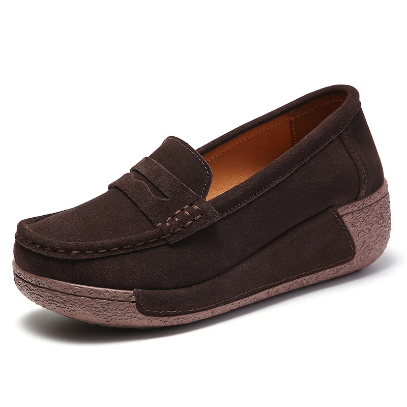Dames casual schoenen met dikke zool en rocker
