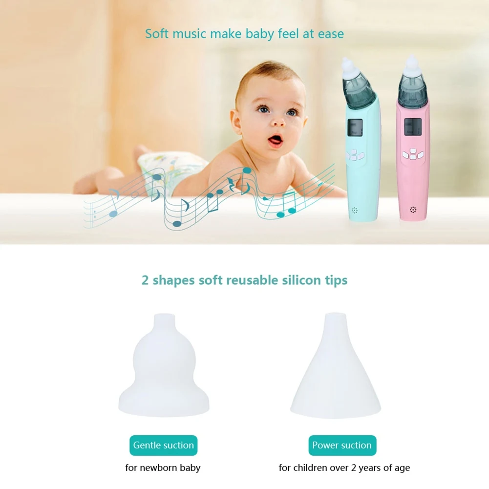 Title 1, Limpador Nasal Elétrico para Limpeza Delicada e...