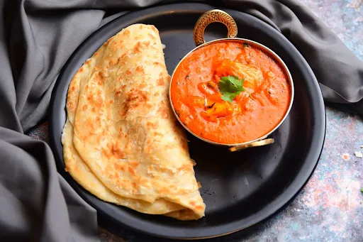 Butter Chicken With 2 Butter Naan