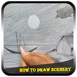 Cover Image of Download How to Draw Scenery 1.0 APK