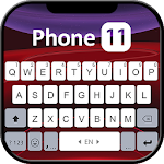 Cover Image of Tải xuống Red Phone 11 Keyboard Theme 1.0 APK