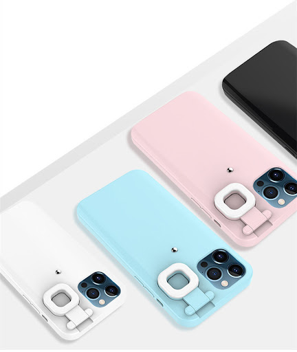 Title 2, Selfie Ring Flash Phone Case With Fill Light Br...