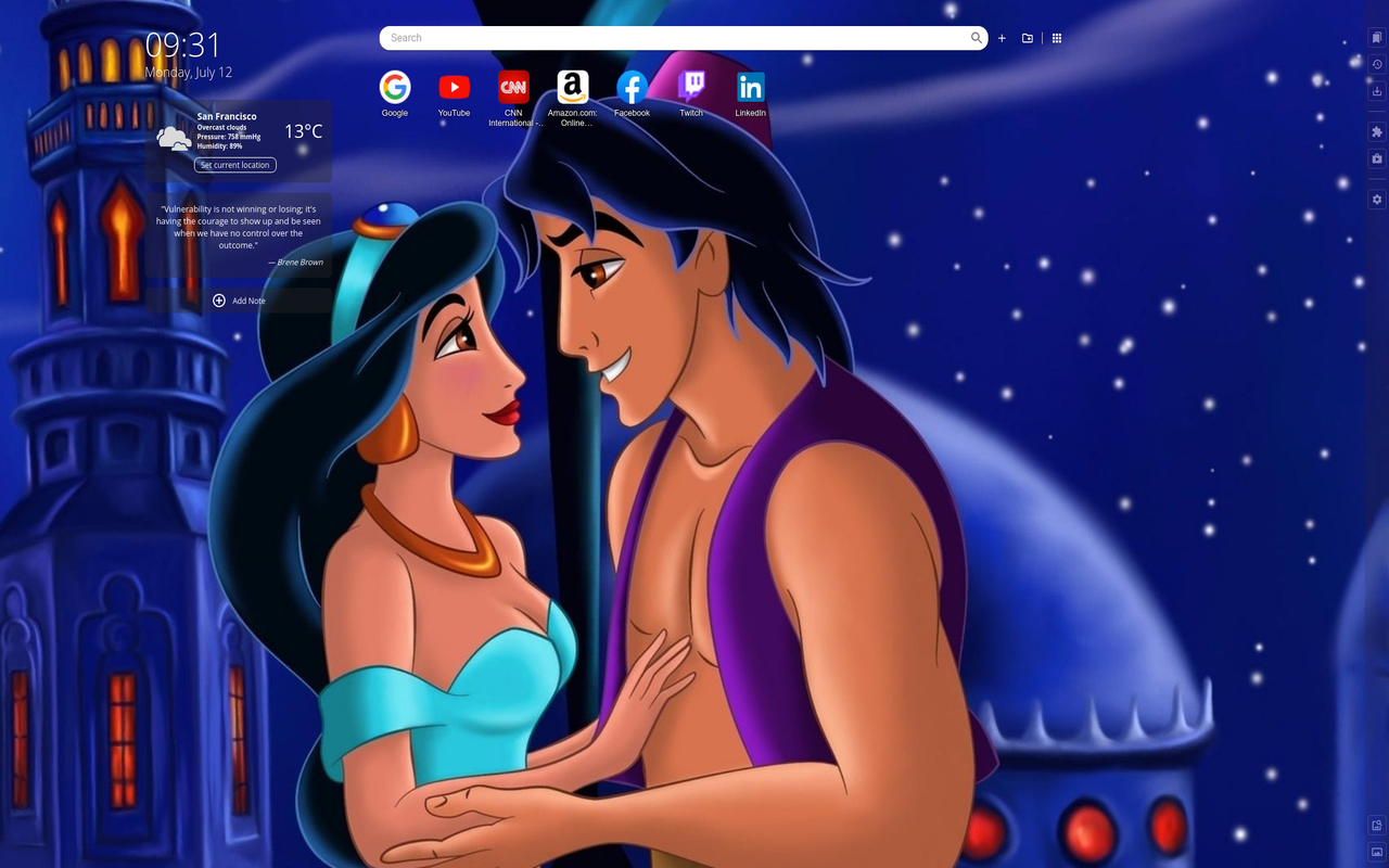 Disney Wallpapers New Tab Preview image 3