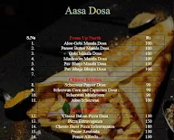 Aasa Dosa menu 3