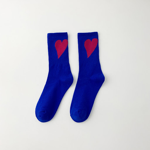 Title 8, Womens Socks Big Love Medium Tube Macaron Colo...