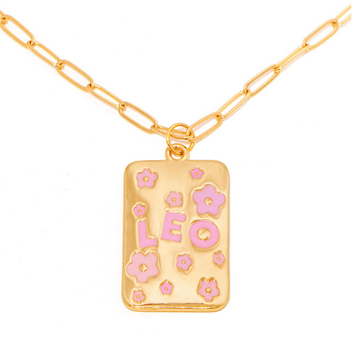 Title 10, INS Style Oil Dripping 12 Constellation Necklac...