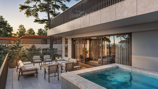 Appartement avec terrasse et piscine 1