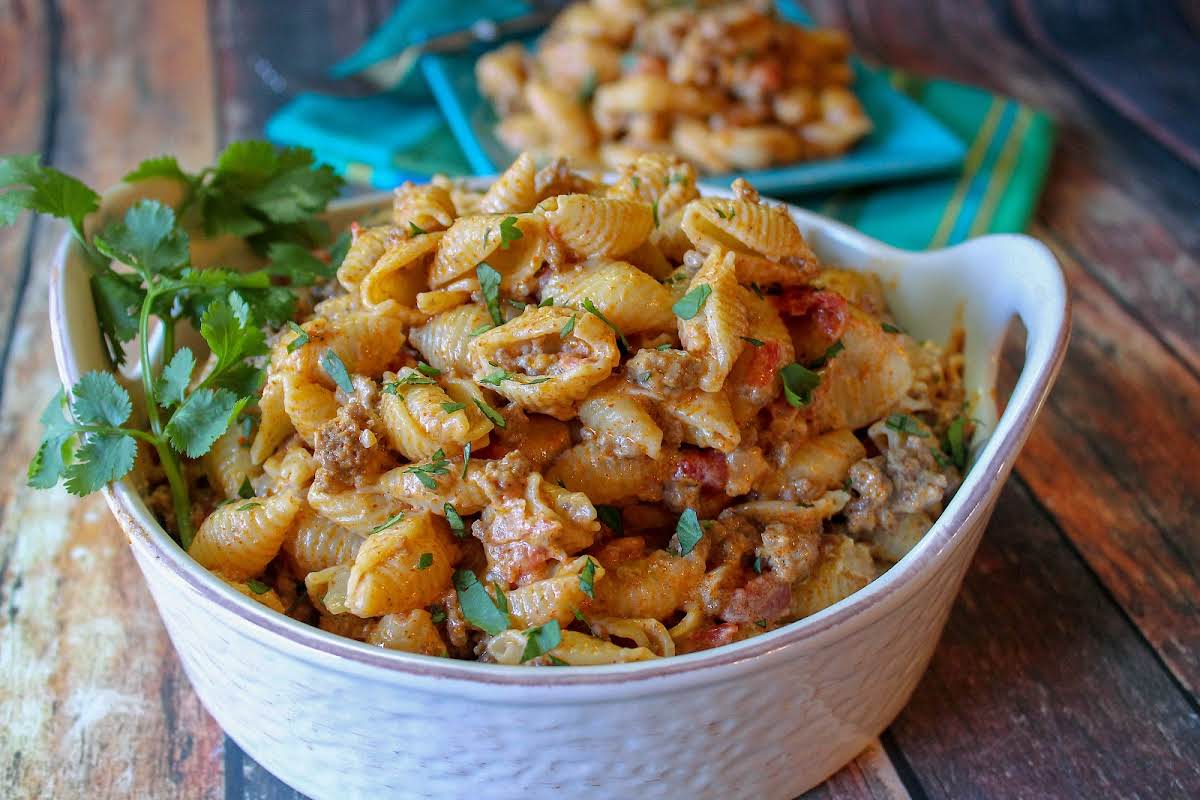 Quick & Easy Taco Pasta | Blue Ribbon Dinner Recipes | Just A Pinch