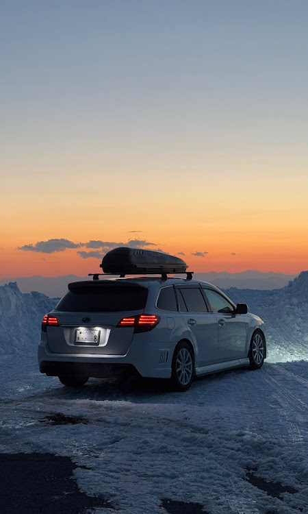 レガシィツーリングワゴンの夕日に輝くあなたの愛車に関するカスタム事例の投稿画像2枚目