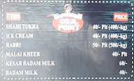 Shahi Cool Point menu 2