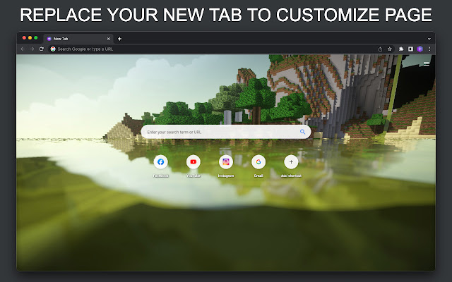 Minecraft Dungeons New Tab Chrome Wallpapers