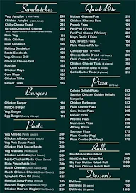 Sabalan Patisserie menu 1