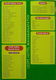 Mahaganapathy Cafe menu 4