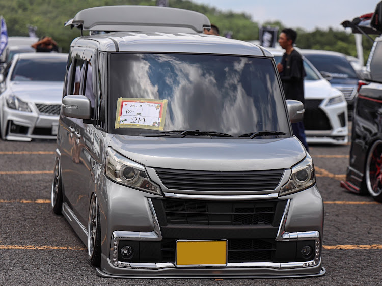ミラココアのくれぱ・オーナーさん、勝手にアップごめんなさい🙇‍♂️💦・だって、気に入ったから撮っちゃった😆🤣・シンプルカスタムが好き❤️に関するカスタム事例の投稿画像2枚目