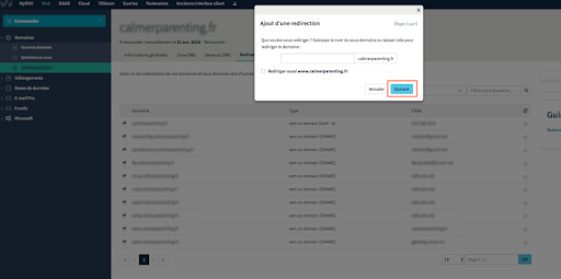 ajout-redirection-ovh