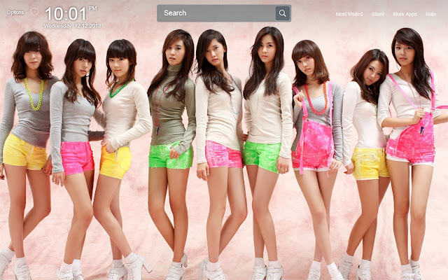 K-Pop Wallpapers Theme New Tab