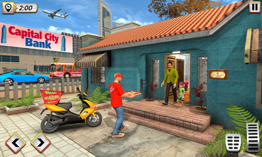 Screenshot Pizza Delivery Boy Bike Games