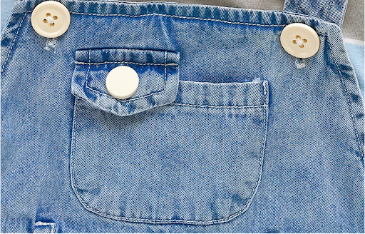 Title 7, Infant Denim Overalls – Soft and comfortable, p...