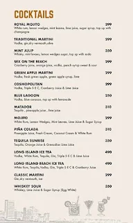 Marine Drive menu 1