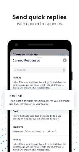 Screenshot Salesmsg - Business Texting