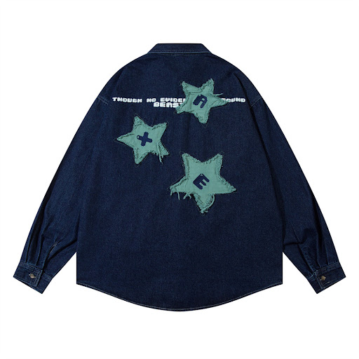 Title 5, Five-pointed Star Paste Cloth Embroidery Design...