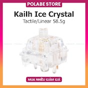Kailh Ice Crystal Linear Switch Công Tắc Bàn Phím Cơ Kalih Tactile Switch - Polabe Store