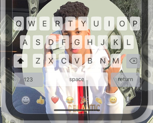 NLE Choppa Keyboard Theme