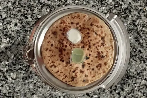 2 Plain Paratha With Boondi Raita